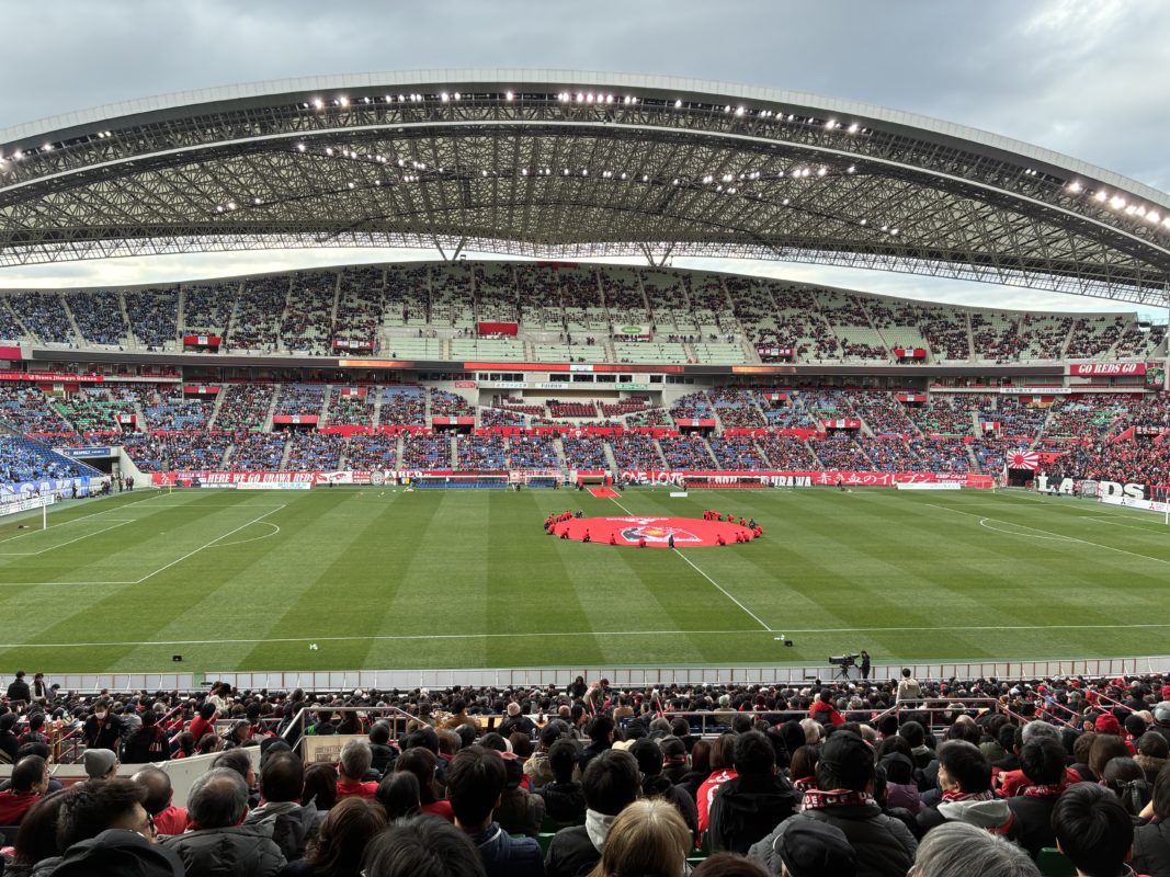浦和レッズの試合を観戦してきました
